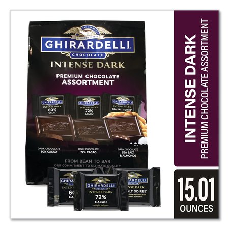 GHIRARDELLI Intense Dark Chocolate Premium Collection, 15.01 oz Bag 31534